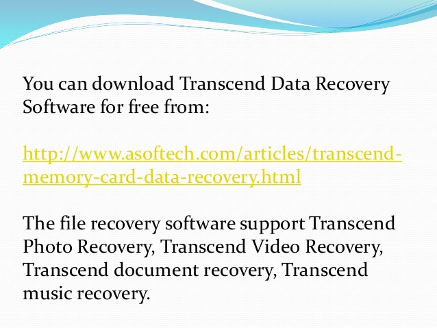 Transcend elite data management software free download